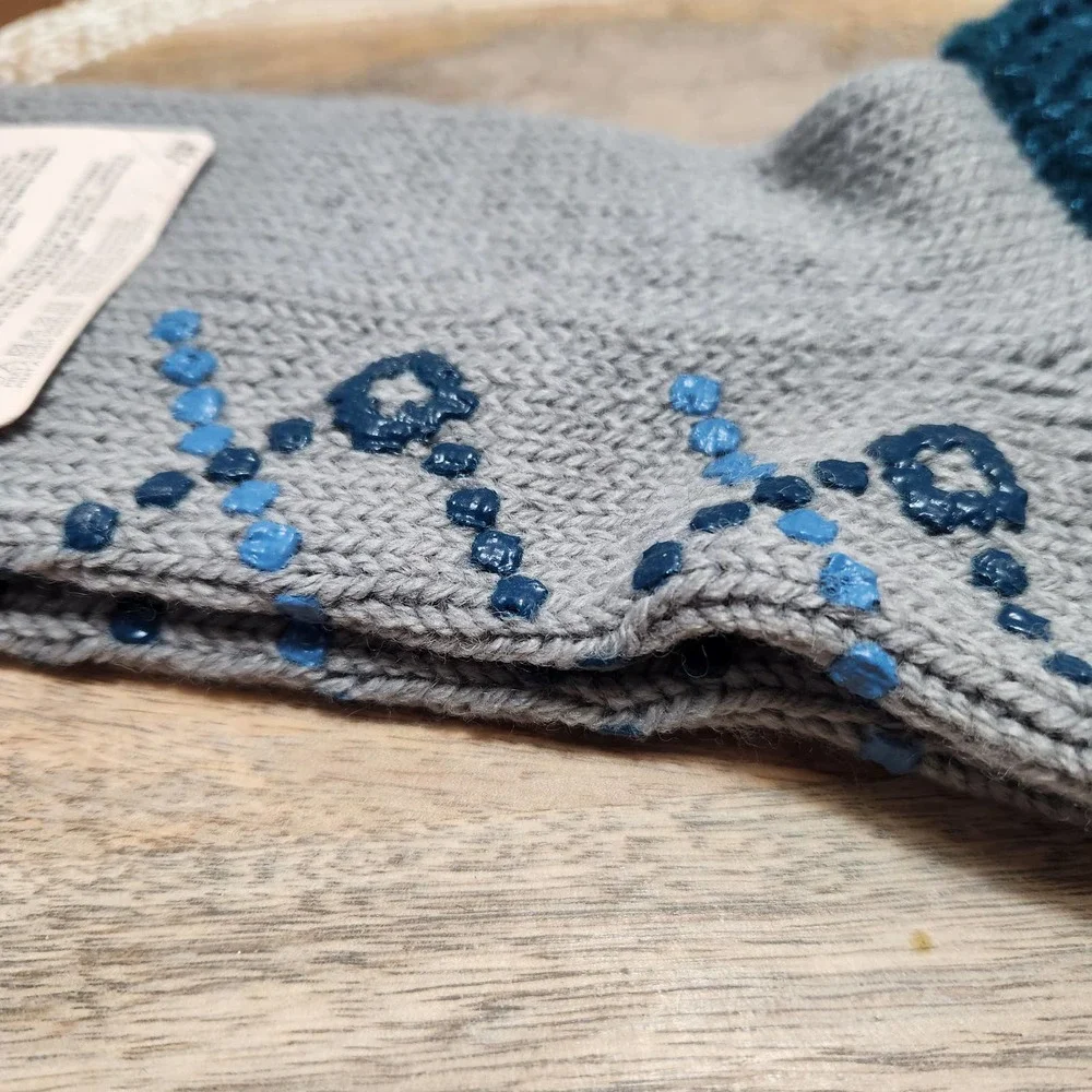 NWT Calzedonia Made in‎ Italy Wool Blend Gripper Socks Women's One Size